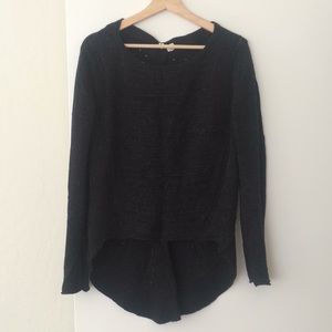 Anthropologie Moth High-low hem wool sweater